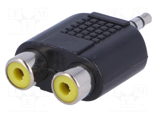 3.5mm štekers stereo uz 2xRCA ligzda