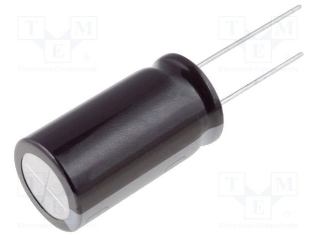 330/250V 105C, Ø18x40mm, ±20%, Kondensators elektrolītisks, 12000h, NICHICON, ar lokaniem izvadiem