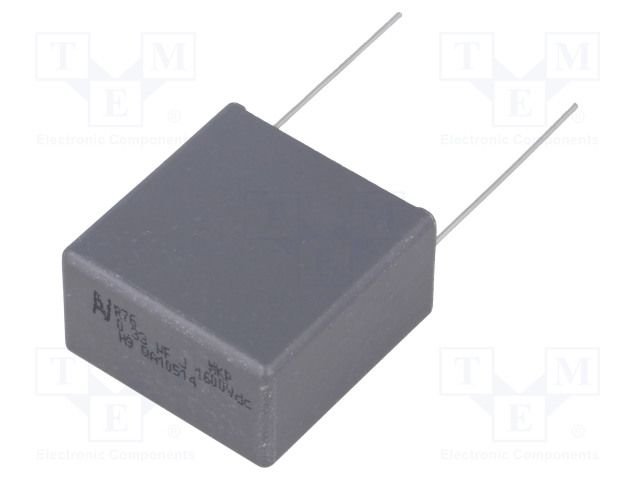 330nF/1600VDC, 650VAC, ±5%, polipropilēns kondensātors 27.5mm, 32x18x33mm, KEMET