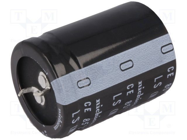 470/200V, 105C, Ø20x35mm, ±20%, Kondensators elektrolītisks, 3000h, SNAP-IN, NICHICON