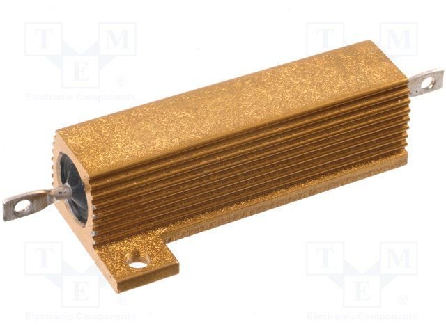 15R 50W, ±5%, Rezistors ar radiatoru, 49.1x29.7x14.8mm