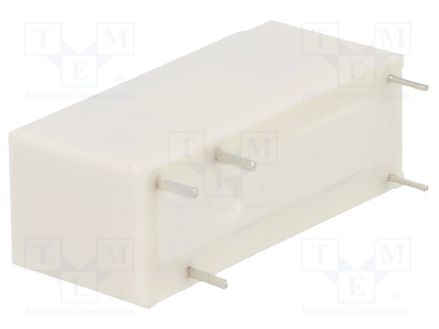 Relejs DC12V, SPDT, 10A/250VAC, 10A/30VDC, 620R(17.6mA), viens kontakts uz pārslēgšanu, 28.5x12.5x10.1mm, HONGFA RELAY