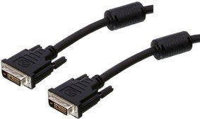 DVI štekers/DVI štekers savienotājvads+ferr, 10m
