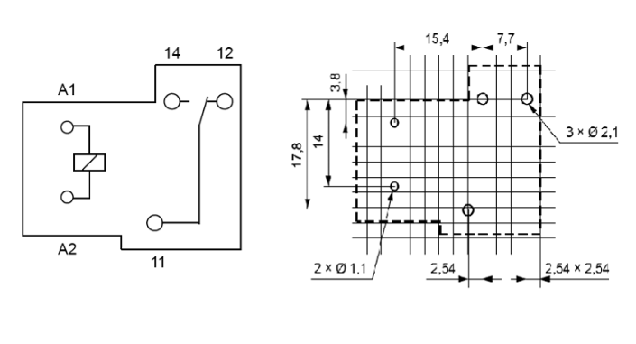 Relejs DC24V, SPDT, 30A/240VAC, 30A/14VDC, 640Ω(37.5mA), viens kontakts uz pārslēgšanu, RELPOL