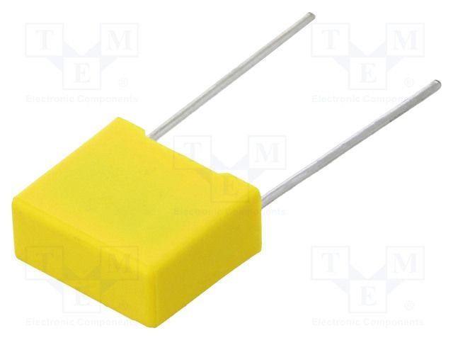 27nF 310VAC plēves kondensatori polipropilēna, ±10%, P10, 13x11x5mm, traucējumi X2