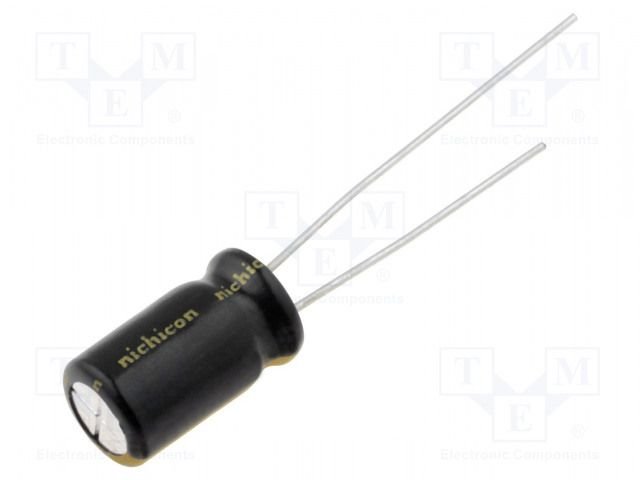 2200/35V, -40...85°C, Ø16x25mm, ±20%, kondensators elektrolitiskais, Serija KW, AUDIO, 2000h, NICHICON
