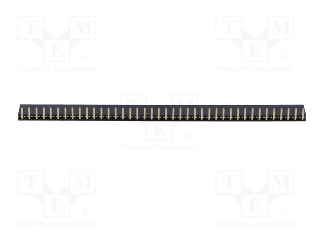 2.54mm uz PCB 40pin ligzda leņķisks
