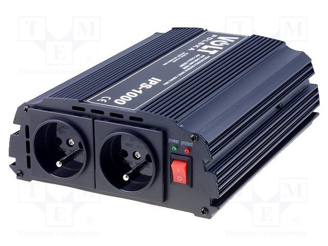 Sprieguma pārveidotājs 24VDC (21...31VDC) => 230V, 750W, modified sine wave