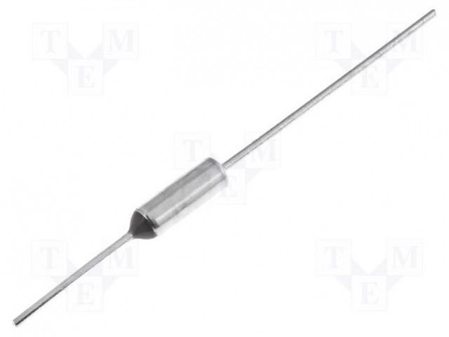 TZD-110, 110°C, 10A, 250V, Ø4.2x11.5mm, termodrošinātājs