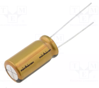 3300/50V, -40...185°C, Ø18x35.5mm, ±20%, kondensators elektrolitiskais, Serija UFV, AUDIO, 2000h, NICHICON
