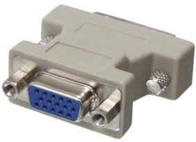 DVI štekers uz VGA ligzda, savienotājs