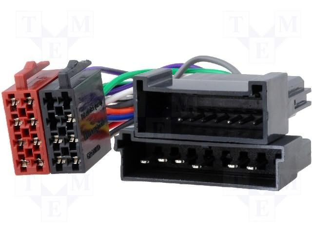 ZRS-AS-33B Adaptor VW Sharan,Ford Galaxy ISO auto savienotājvads, apgriezts