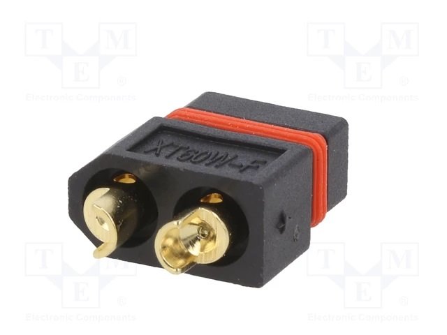 2Pin, XT60, "mama", 500V, 40A, 12AWG, IP40, lodejama vadam