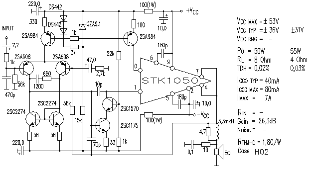 STK1050 Mikroshēma