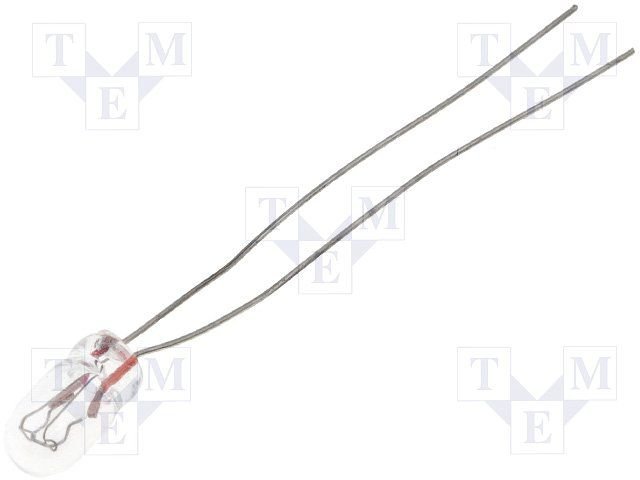 Spuldze 12V, 60mA, 3x6.3mm, balta