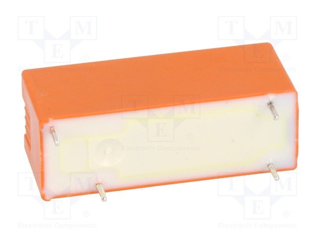 Relejs DC12V, SPST-NO, 8A/250VAC, 8A/30VDC, 620R(19.3mA), IP40, viens kontakts uz saslēgšanu, 28.5x10.1x12.3mm, TE Connectivity