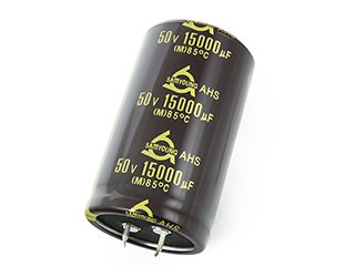 15000/50V, 85C, Ø35x60mm, ±20%, 2000h, kondensators elektrolitiskais, ar lokaniem izvadiem, SamYoung, Audio, Series AHS