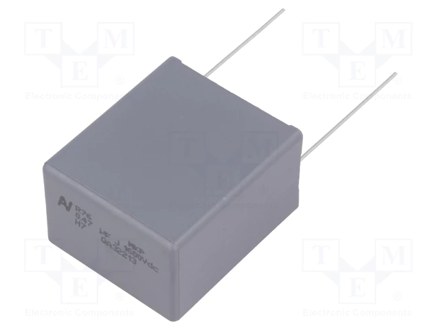 470nF/1600VDC, 650VAC, ±5%, polipropilēns kondensātors 27.5mm, 32x22x37mm, KEMET