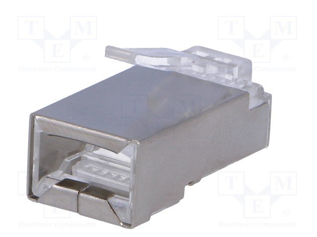 RJ45(8/8) spraudnis, CRIMP, ekranets