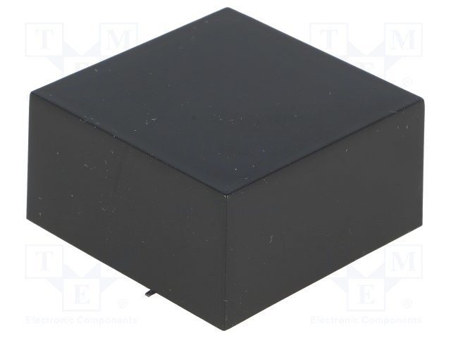 Plastmasas korpuss, 41.8x41.8x21.5mm, ABS, melnā krasa