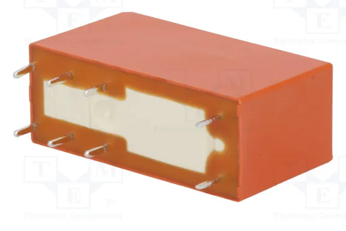 Relejs DC12V, SPDT, 16A/250VAC, 16A/24VDC, 360R(33mA), viens kontakts uz pārslēgšanu, AgNi, 29x12.7x15.7mm, TE Connectivity