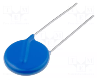 SIOV-S20K385 varistors metal oxide 385V/AC, 505V/DC, 620V, 8000A, 150J, Ø22.5mm
