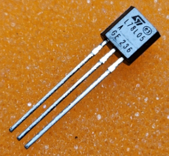 78L05 Mikroshēma stabilizators, +5V, 0.1A, TO-92