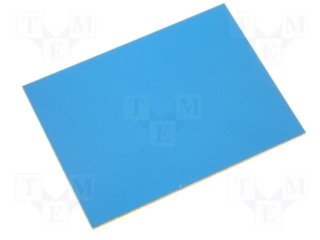 Tekstolīts segums vienpusēja folija ar fotorezistu 75x100mm, biezums 1.5mm