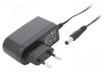 Barošanas bloks 220V=>24V, 0.5A, 5.5/2.1, 12W, 0.11kg