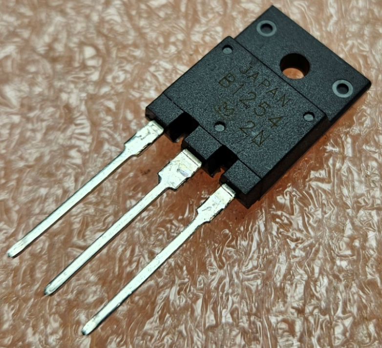 2SB1254 Tranzistors PNP-Darl, -160V, -7A, 70W, TO-3PF