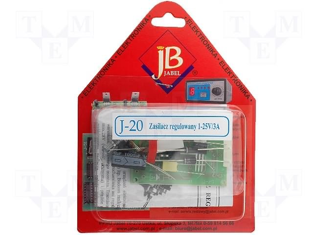 KIT: regulējamais barošanas bloks 1...25В, Pēc iepriekšēja pasūtījuma
