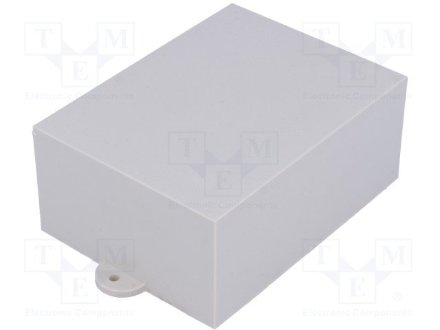 Plastmasas korpuss, 65x86x36mm, ABS, peleka krasa, ar piestiprinājumiem