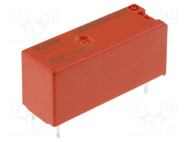Relejs DC5V, SPST-NO, 8A/250VAC, 8A/30VDC, 113R(44mA), IP40, viens kontakts uz saslēgšanu, 28.5x10.1x12.3mm, TE Connectivity