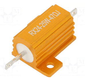 47R 25W, ±5%, Rezistors, 27.3x28x14.6mm