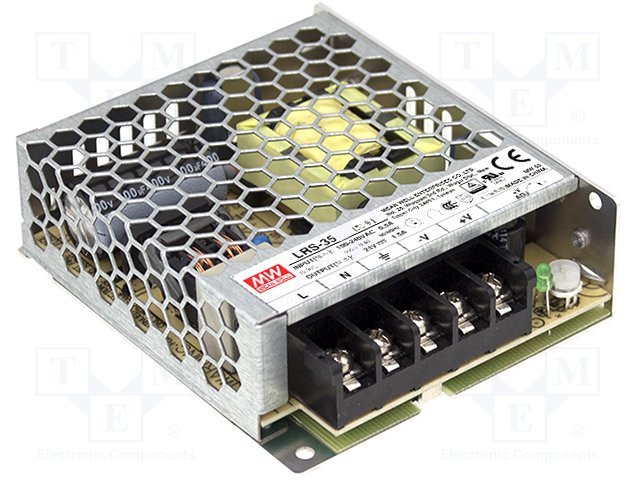 Barošanas bloks 220V=>5V(4.5...5.5VDC), 7A, 35W, 99x80x30mm, 0.23Kg, modulis