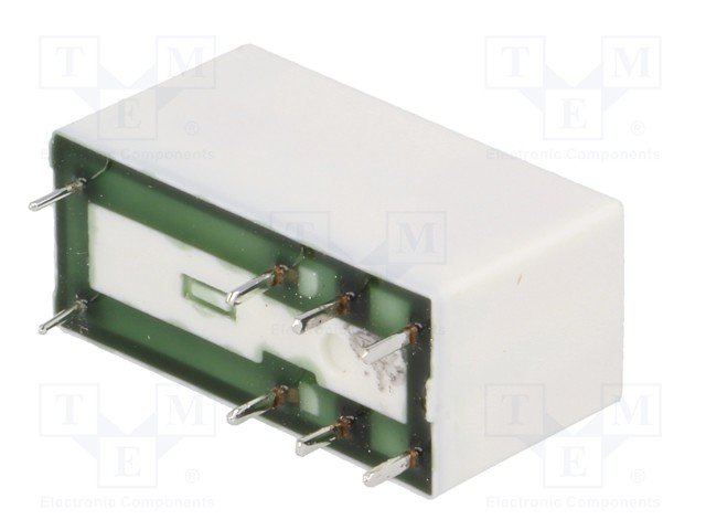 Relejs DC24V, DPDT, 2x8A/250VAC, 2x8A/24VDC,1.44kΩ(16mA), IP67, divi kontakti uz parlēgšanu, 29x12.7x15.7mm, RELPOL