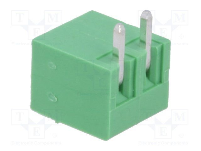 Terminal blocks PCB, štekers/ligzda, 2pin, 3.81mm, leņķisks, 7A