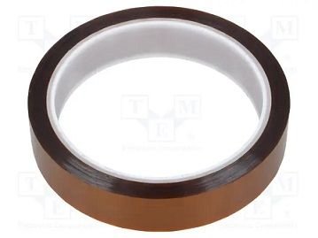 Kaptonu lente: max230°C, B=19mm, h=0.07mm, L=33m