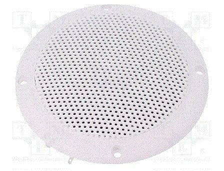 Skaļrunis 20W, 4R, 80...16000Hz, 85dB, Ø132x56mm, mitrumizturīgs IP65