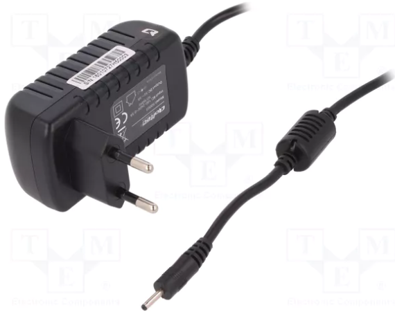 Barošanas bloks 220V=>5V, 3A, 2.5/0.7mm, 15W, 150g. (planšetiem)