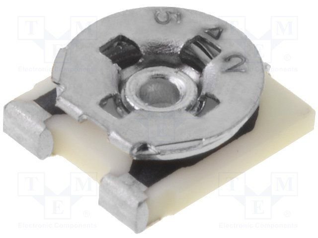 5K SMD pieskaņošais horizontalais rezistors, metālkeramisks, ±25%, 200mW, 3.8x4x1.5mm