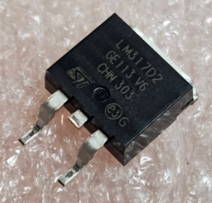 LM317D2T SMD Mikroshēma 1.2...37V, 1.5A, TO-263