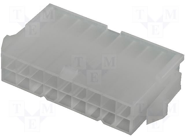 18pin(2x9), korpuss kontaktam "papa", 4.2x4.2mm, Mini-Fit® serija, taisns