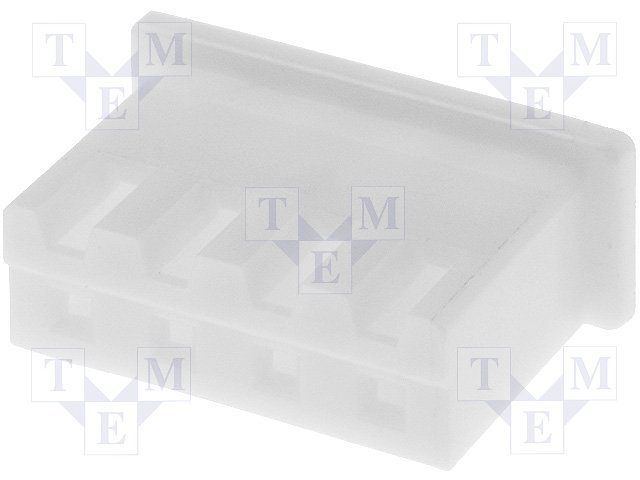 4pin, štekers/mama uz vadam, bez kontaktiem, solis=2.5mm, 250V/3A