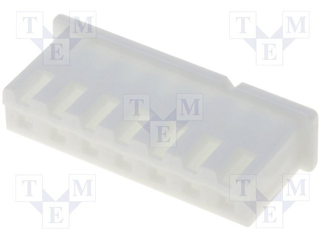 7pin, štekers/mama uz vadam, bez kontaktiem, solis=2.5mm, 250V/3A