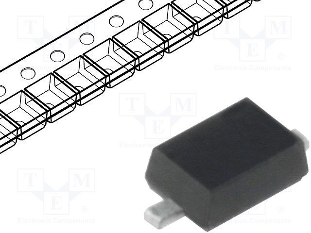 1N4148WS(A2) SMD (SOD323F) Diode, 75V, 0.15A, 4ns, SOD323F