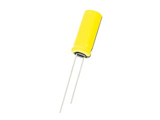 1500/6.3V, 105C, Ø8x20mm, ±20%, NXH sērija, Kondensatori zemas induktivitātes, 29mR, 8000h, SamYoung Electronics, ar lokaniem izvadiem
