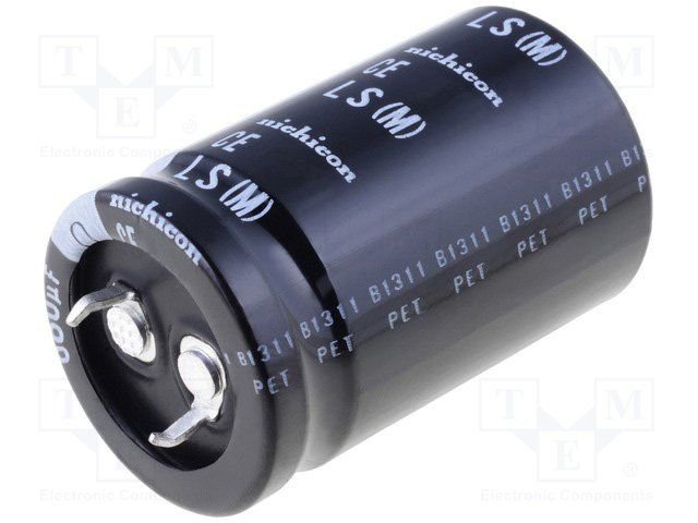 680/250V, 85C, Ø25x40mmm ±20%, Kondensators elektrolītisks, 3000h, NICHICON, SNAP-IN
