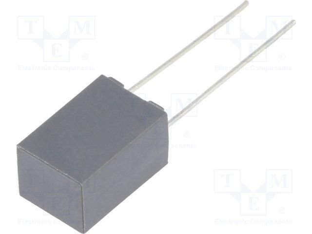 100nF/250VDC, 160VAC, ±5%, polipropilēns kondensātors 5mm, 7.2x6x11mm, KEMET