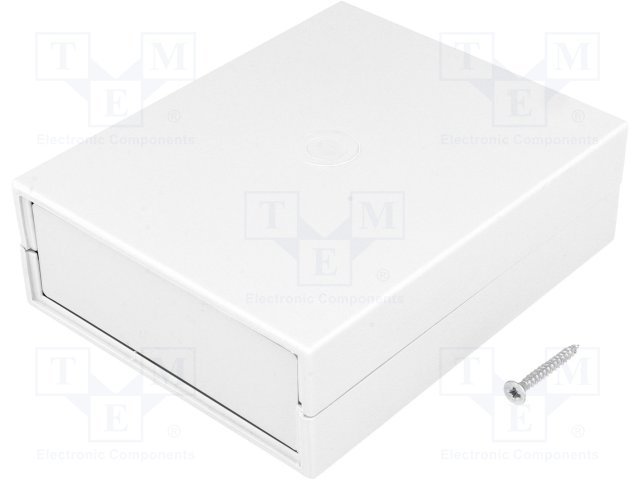 Plastmasas korpuss, 91x111x35mm, ABS, peleka krasa